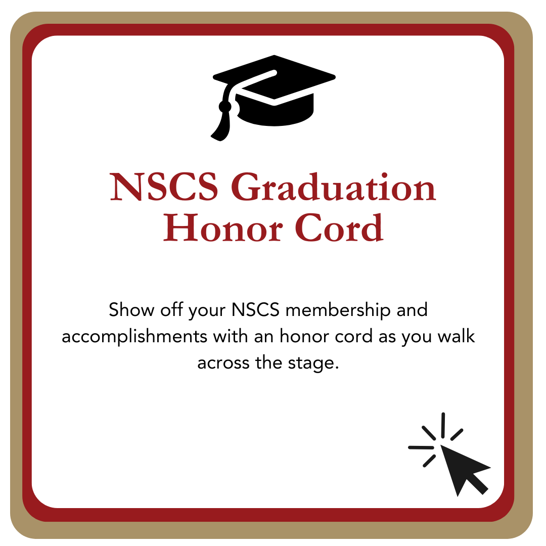 NSCS Graduation Honor Cord