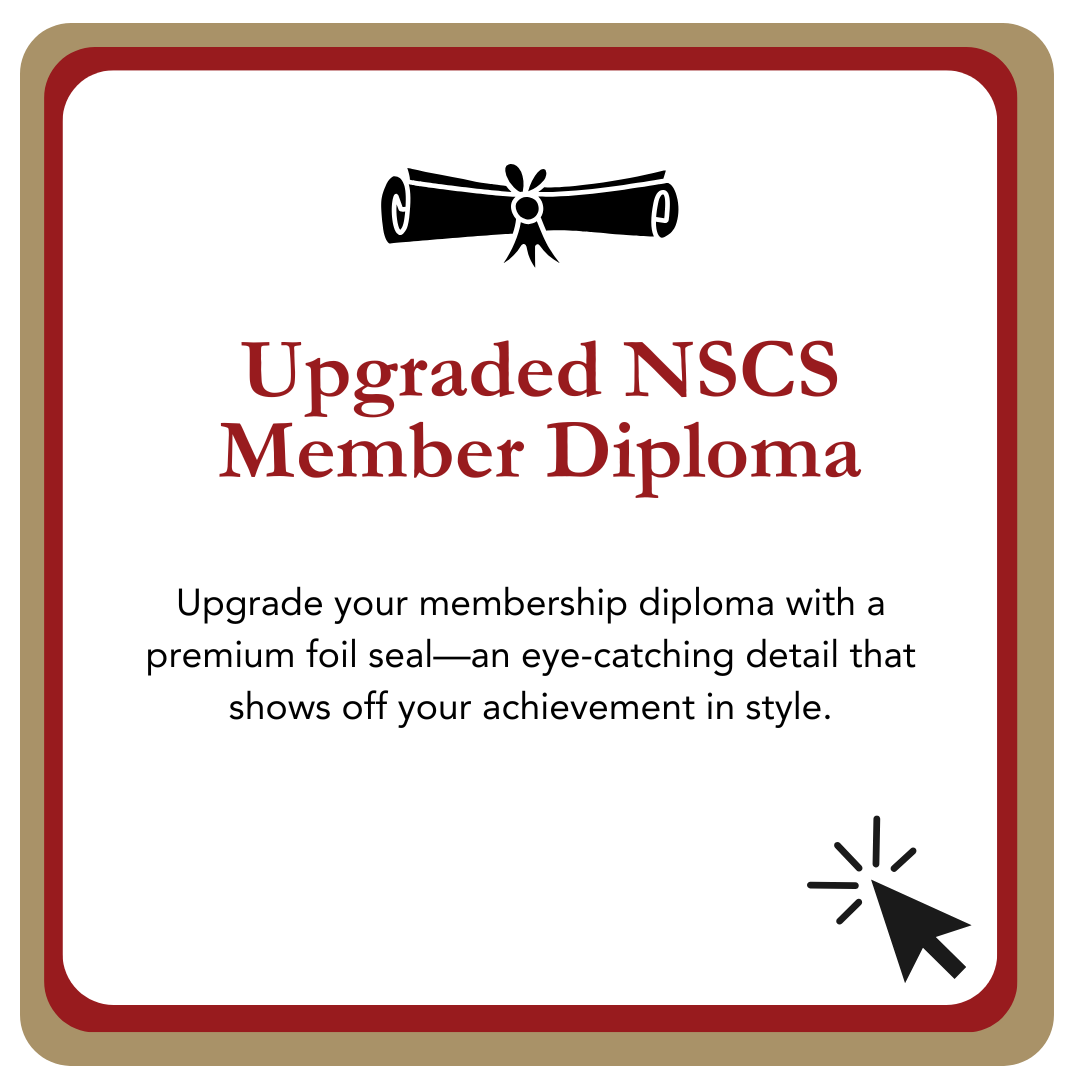 Upgraded NSCS Member Diploma