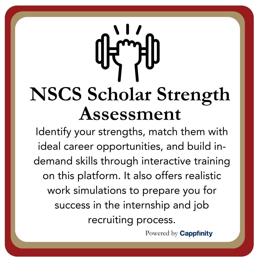 Scholar Strength Assessment Scholar Strength Assessment