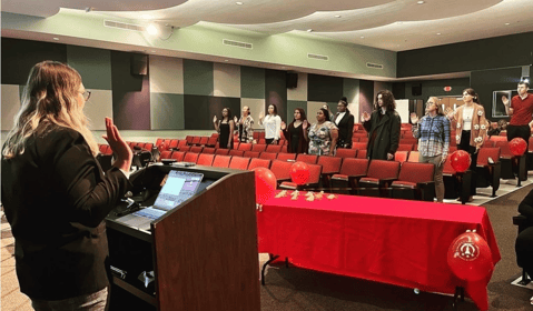 NSCS Induction Ceremony Photo
